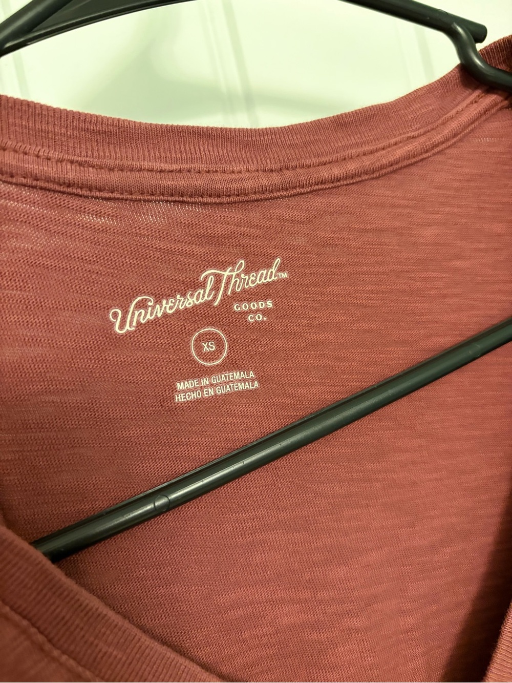 Universal Thread V-Neck Short Sleeve Maxi Dress - Burgundy - Picture 2 of 6